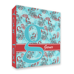 Peacock 3 Ring Binder - Full Wrap - 2" (Personalized)