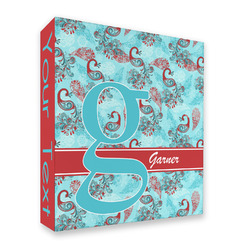 Peacock 3 Ring Binder - Full Wrap (Personalized)