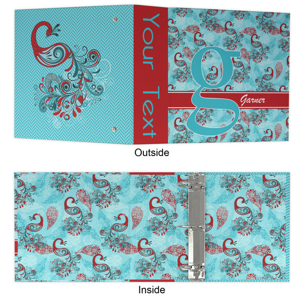 Peacock 3 Ring Binders - Full Wrap - 3" - APPROVAL