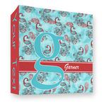 Peacock 3 Ring Binder - Full Wrap - 3" (Personalized)