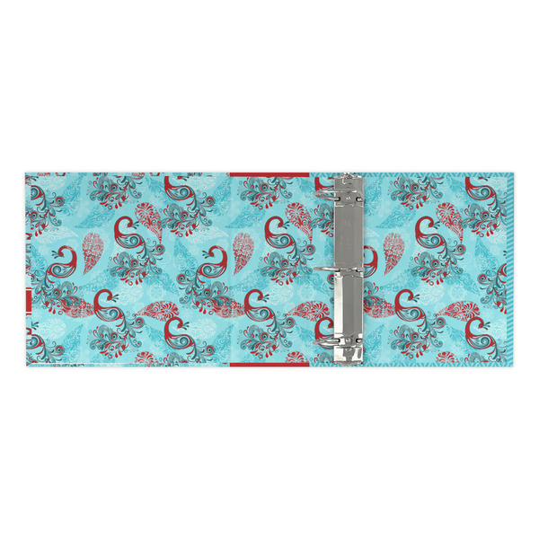 Peacock 3 Ring Binders - Full Wrap - 3" - OPEN INSIDE