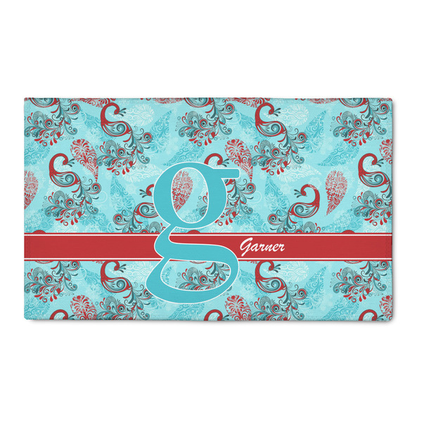 Custom Peacock 3' x 5' Patio Rug (Personalized)