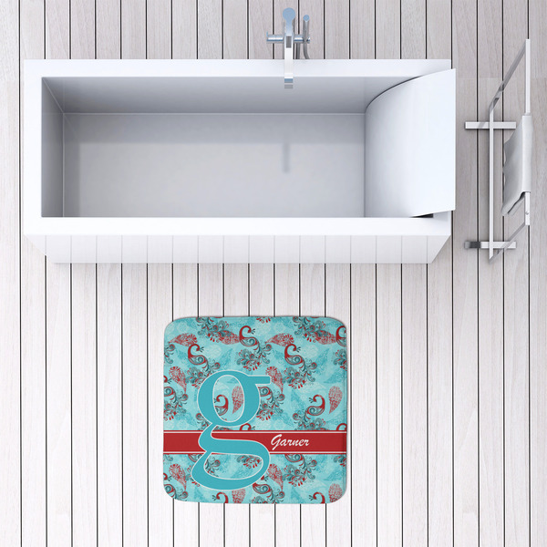 Peacock 48x48 Foam Memory Mat - LIFESTYLE