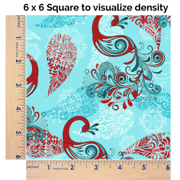 Peacock 6x6 Swatch of Fabric