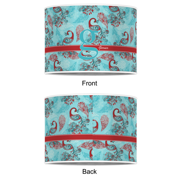 Peacock 8" Drum Lampshade - APPROVAL (Poly Film)