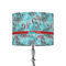 Peacock 8" Drum Lamp Shade - Fabric (Personalized)