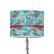 Peacock 8" Drum Lamp Shade - Poly-film (Personalized)