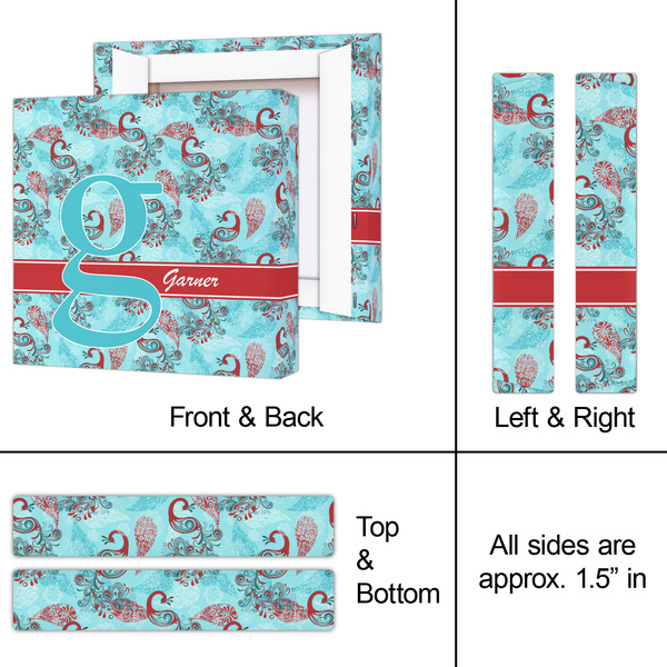 Peacock 8x8 - Canvas Print - Approval