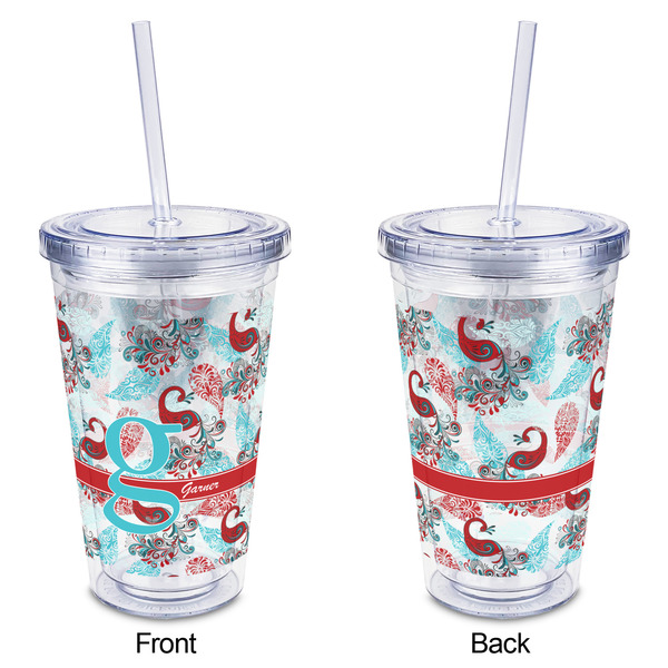 Peacock Acrylic Tumbler - Full Print - Approval