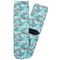 Peacock Adult Crew Socks - Single Pair - Front and Back