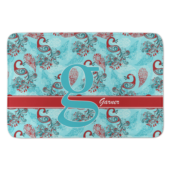 Custom Peacock Anti-Fatigue Kitchen Mat (Personalized)