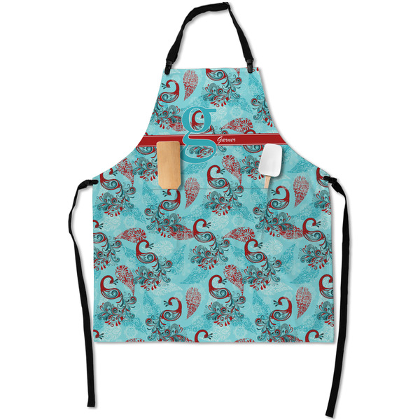 Peacock Apron - Flat with Props (MAIN)