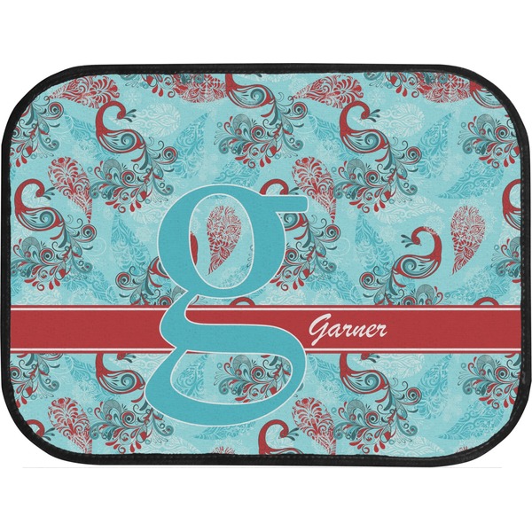 Peacock Back Seat Car Mat