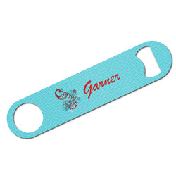 Peacock Bar Bottle Opener w/ Name and Initial