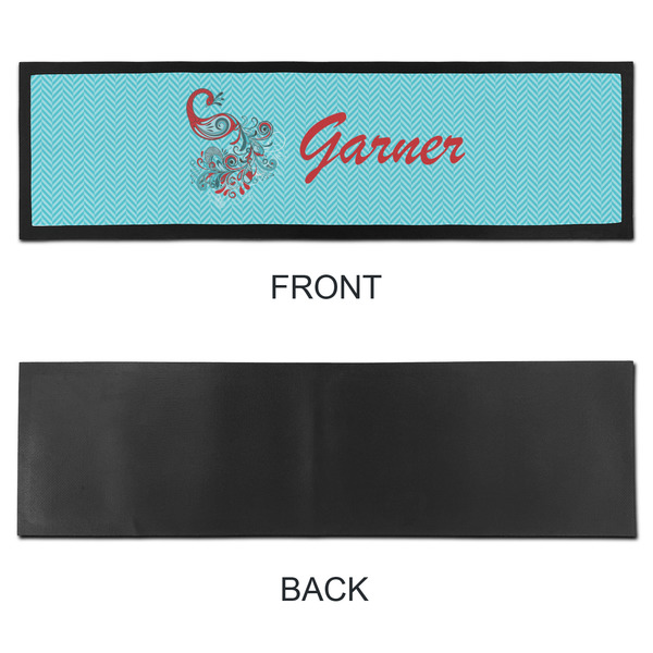 Peacock Bar Mat - Large - APPROVAL