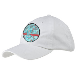 Peacock Baseball Cap - White (Personalized)