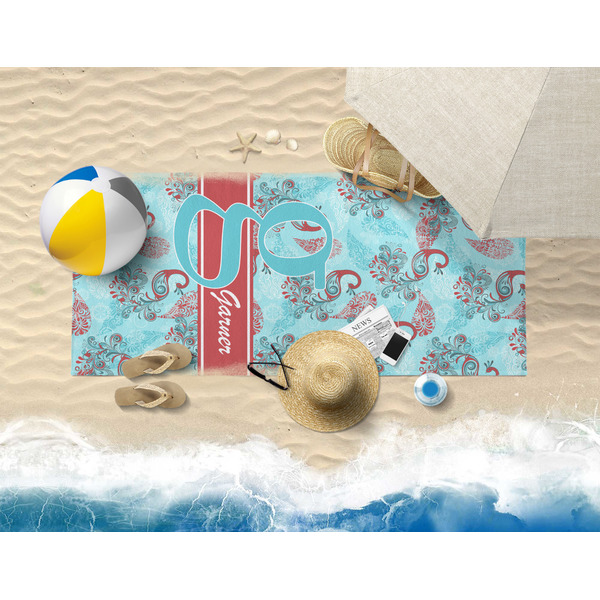 Peacock Beach Towel Lifestyle