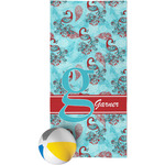 Peacock Beach Towel (Personalized)