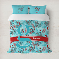 Peacock Duvet Cover Set - Full / Queen (Personalized)