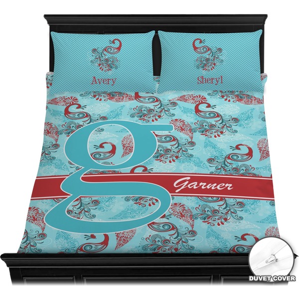Peacock Bedding Set (Queen) - Duvet