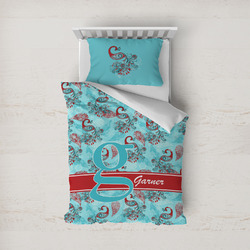 Peacock Duvet Cover Set - Twin (Personalized)