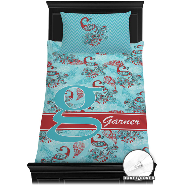 Peacock Bedding Set (TwinXL) - Duvet