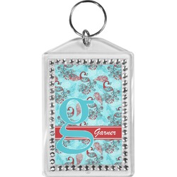 Peacock Bling Keychain (Personalized)