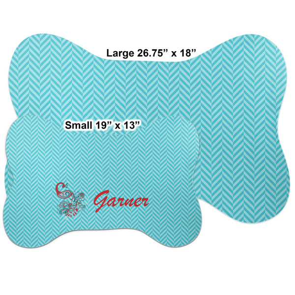 Peacock Bone Shaped Mat Comparison