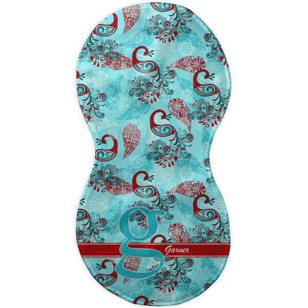 Peacock Burp Peanut Shaped Flat