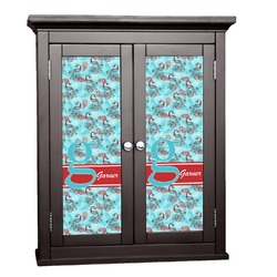 Peacock Cabinet Decal - Custom Size (Personalized)