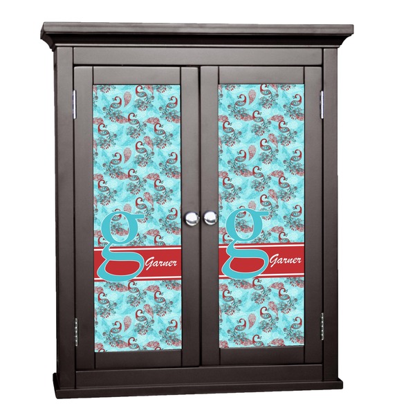 Custom Peacock Cabinet Decal - XLarge (Personalized)