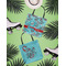 Peacock Canvas Tote Lifestyle Front and Back