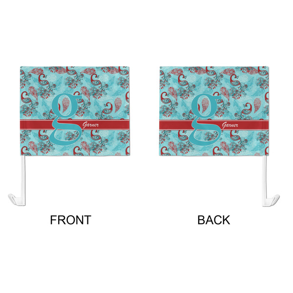 Peacock Car Flag - Large - APPROVAL