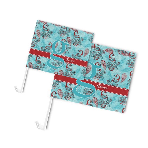 Peacock Car Flags - PARENT MAIN (both sizes)