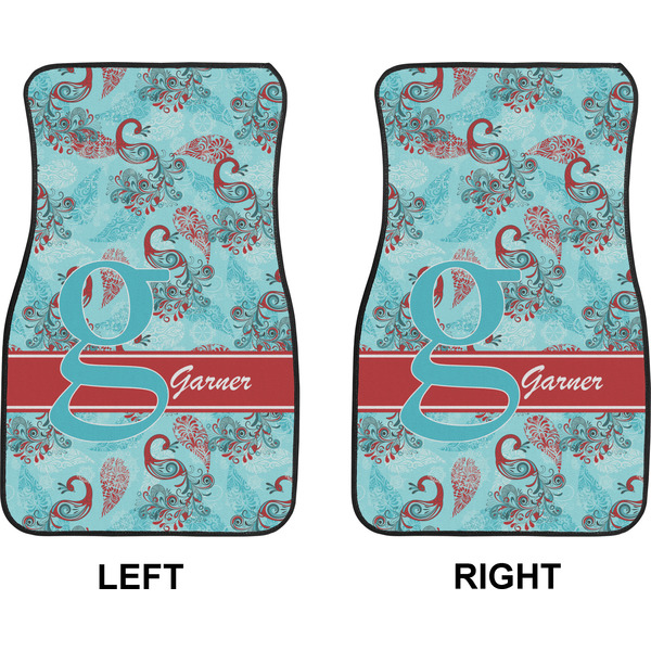 Peacock Car Mat Front - Approval