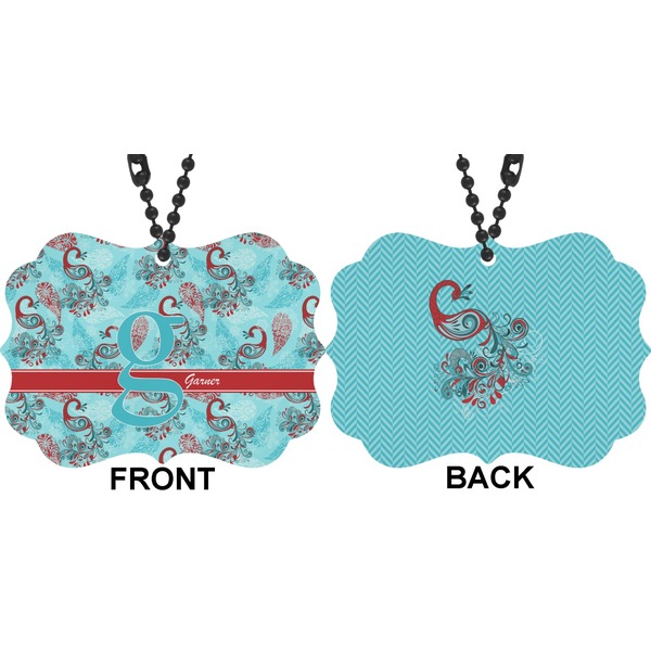 Peacock Car Ornament (Approval)