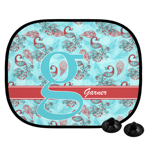 Custom Peacock Car Side Window Sun Shade (Personalized)