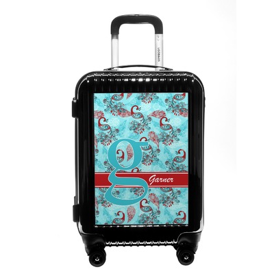 Peacock Carry On Hard Shell Suitcase (Personalized)