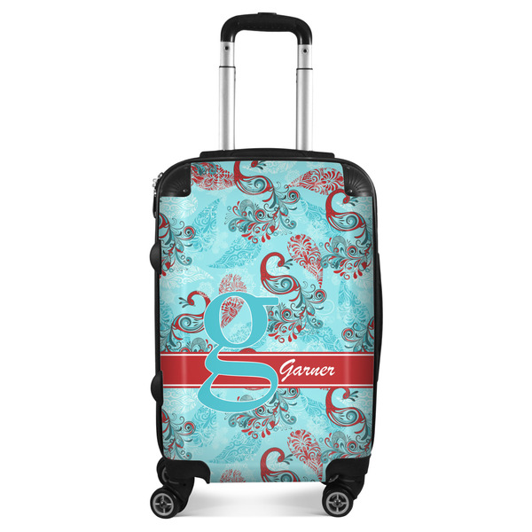 Custom Peacock Suitcase - 20" Carry On (Personalized)