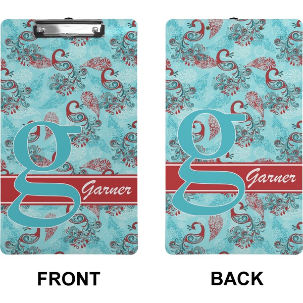 Peacock Clipboard (Legal) (Front + Back)