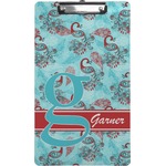 Peacock Clipboard (Legal Size) (Personalized)