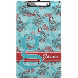 Peacock Clipboard (Legal Size) (Personalized)