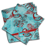 Peacock Cloth Napkins (Set of 4) (Personalized)