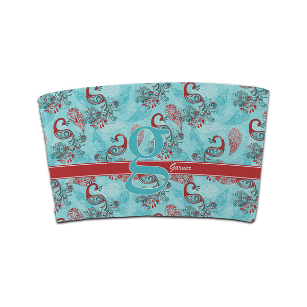 Custom Peacock Coffee Cup Sleeve (Personalized)