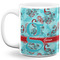 Peacock 11 Oz Coffee Mug - White (Personalized)