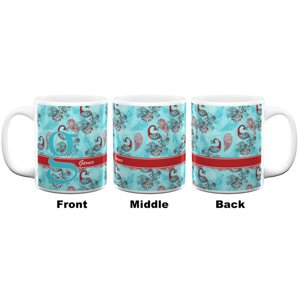 Peacock Coffee Mug - 11 oz - White APPROVAL