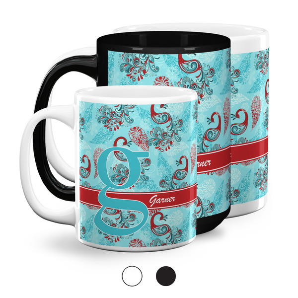 Peacock Coffee Mugs Main