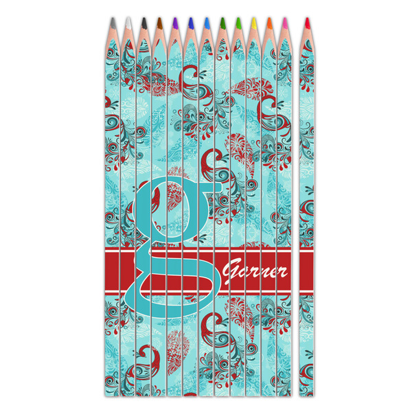 Custom Peacock Colored Pencils (Personalized)