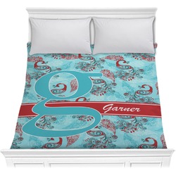 Peacock Comforter - Full / Queen (Personalized)