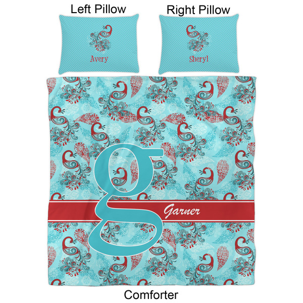 Peacock Comforter Set - Queen - Approval